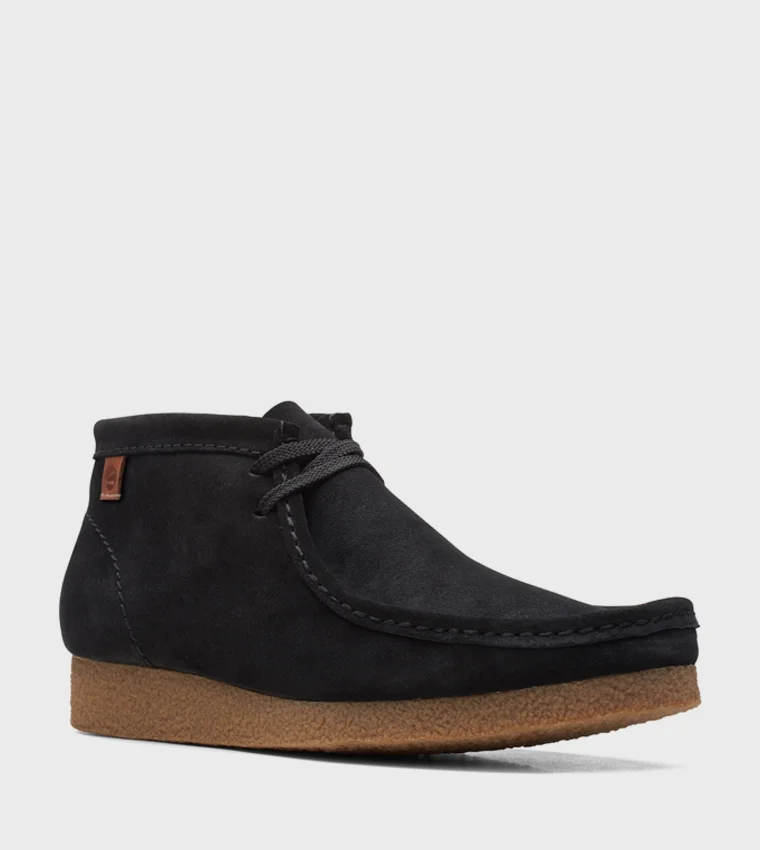 clarks Shacre Boot Black Sde